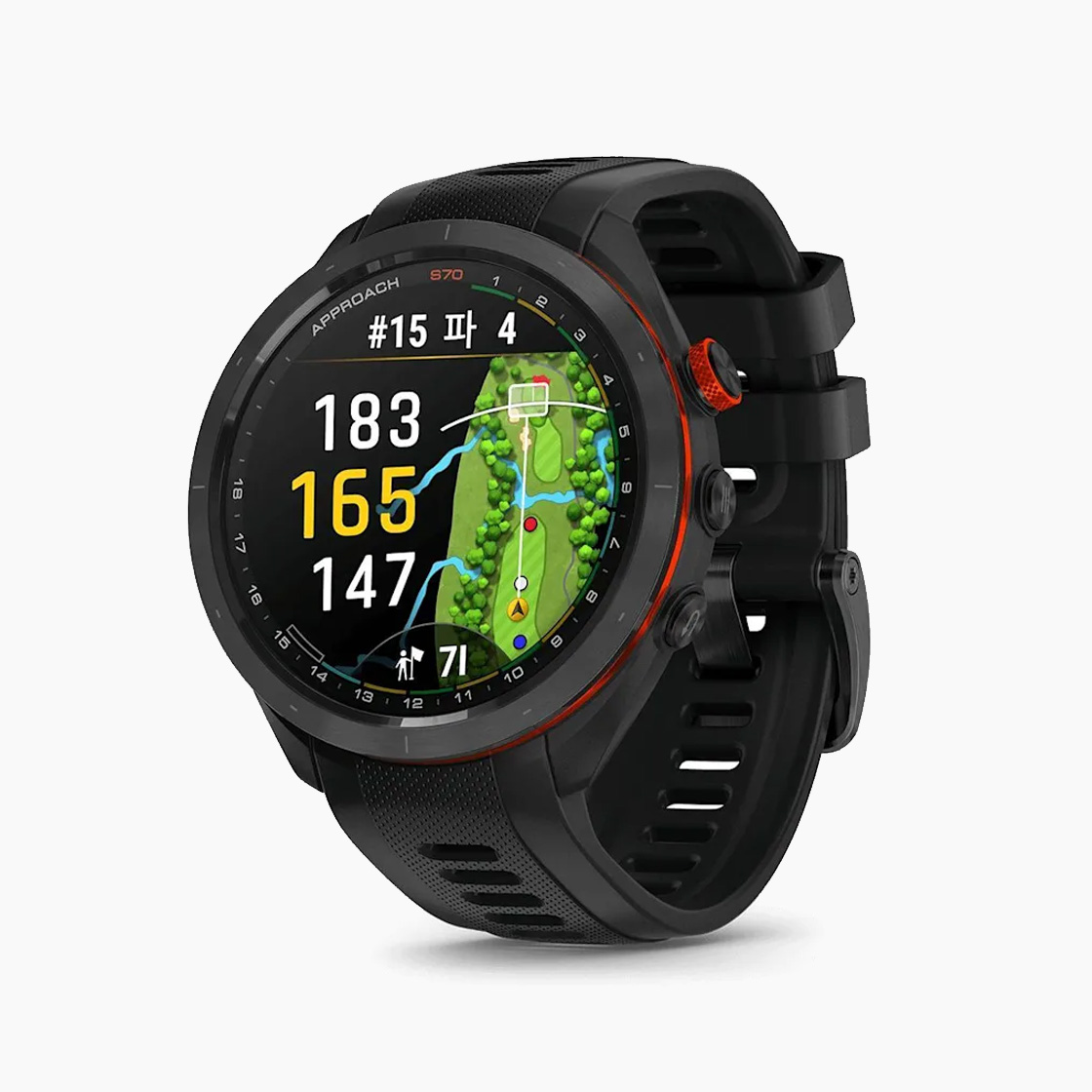 [가민] 어프로치 S70 GC 골프 GPS 스마트워치 블랙, 47mm (010-02746-45)