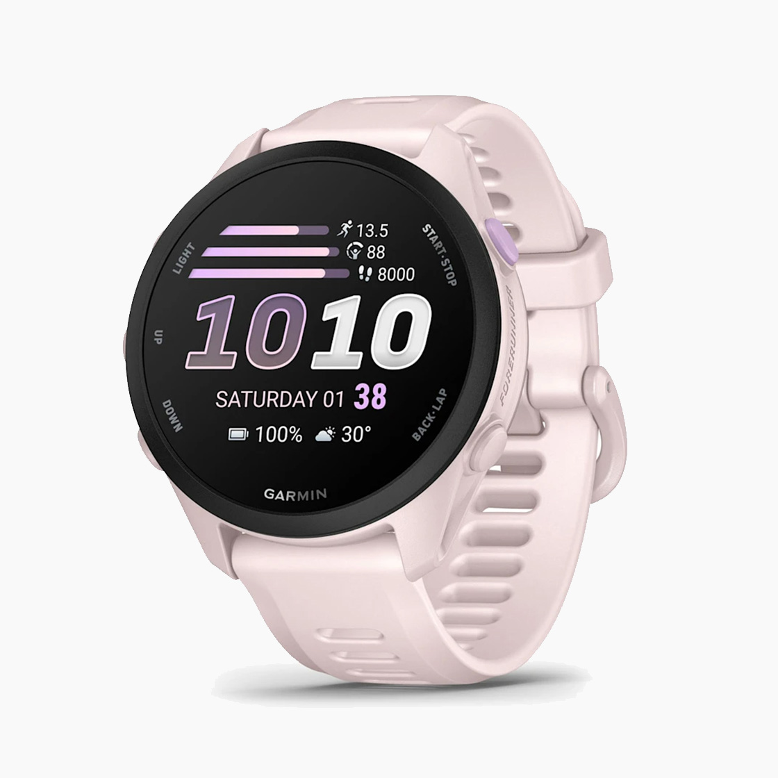 [가민] 포러너70 러닝 GPS 스마트워치 소프트핑크, 42.6mm (010-04307-14)