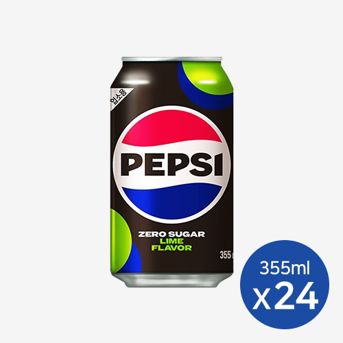 펩시 제로슈거 라임향 355ml x 24개 (업소용)