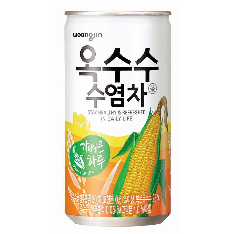 [웅진] 옥수수수염차캔 (180㎖×90)