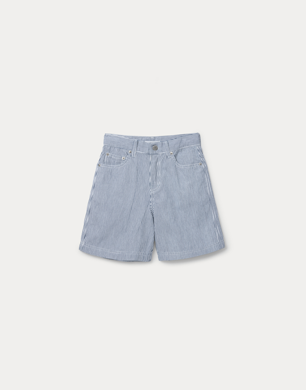 B품 포함 40% sale<br>bermuda denim pants (stripe)