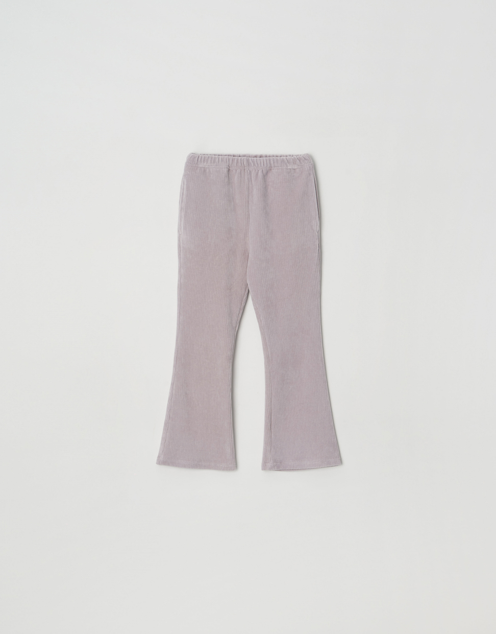 pre-order) Velour Semi Boots Cut Pants (Lavender Pink)