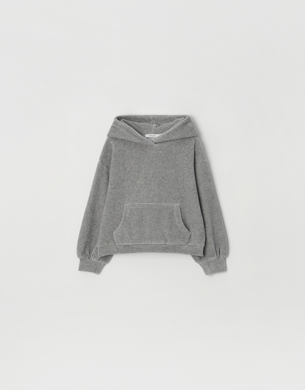 pre-order) Velour Hooded (Melange Gray)