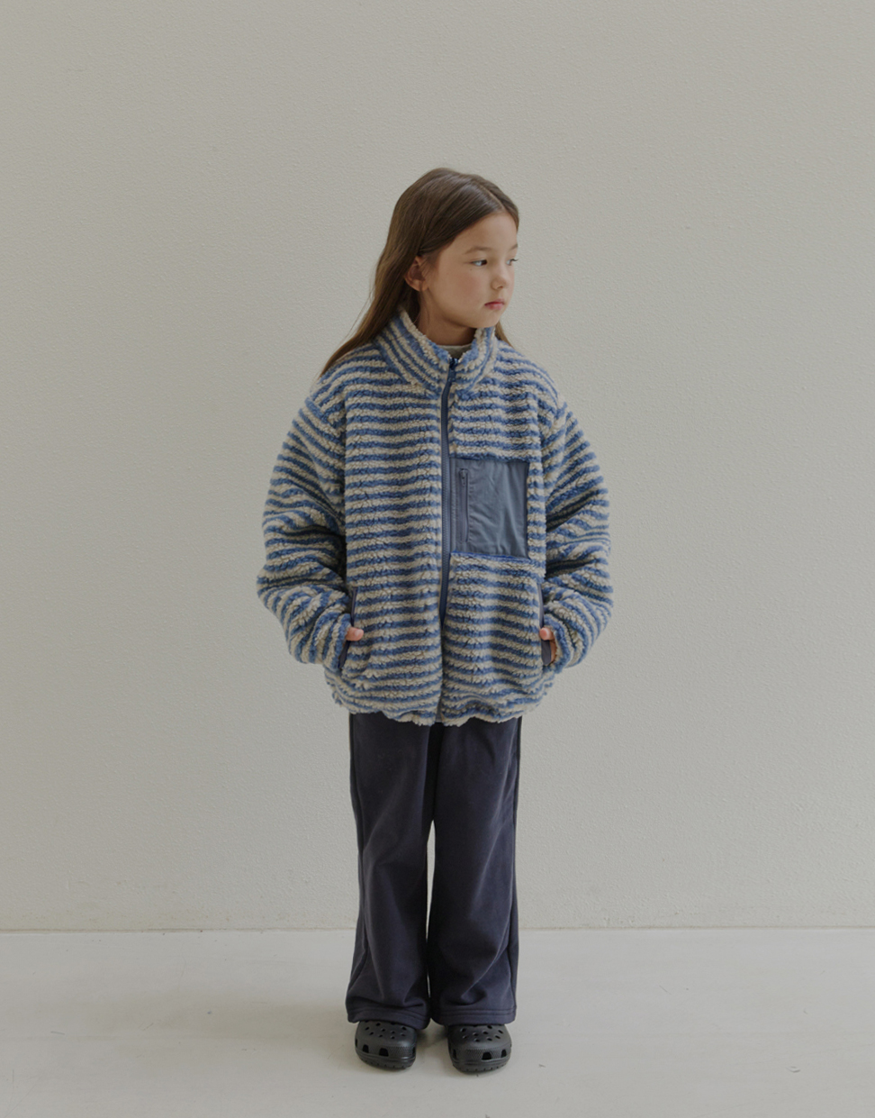 Dumble Reversidle Jacket(Blue stripe)