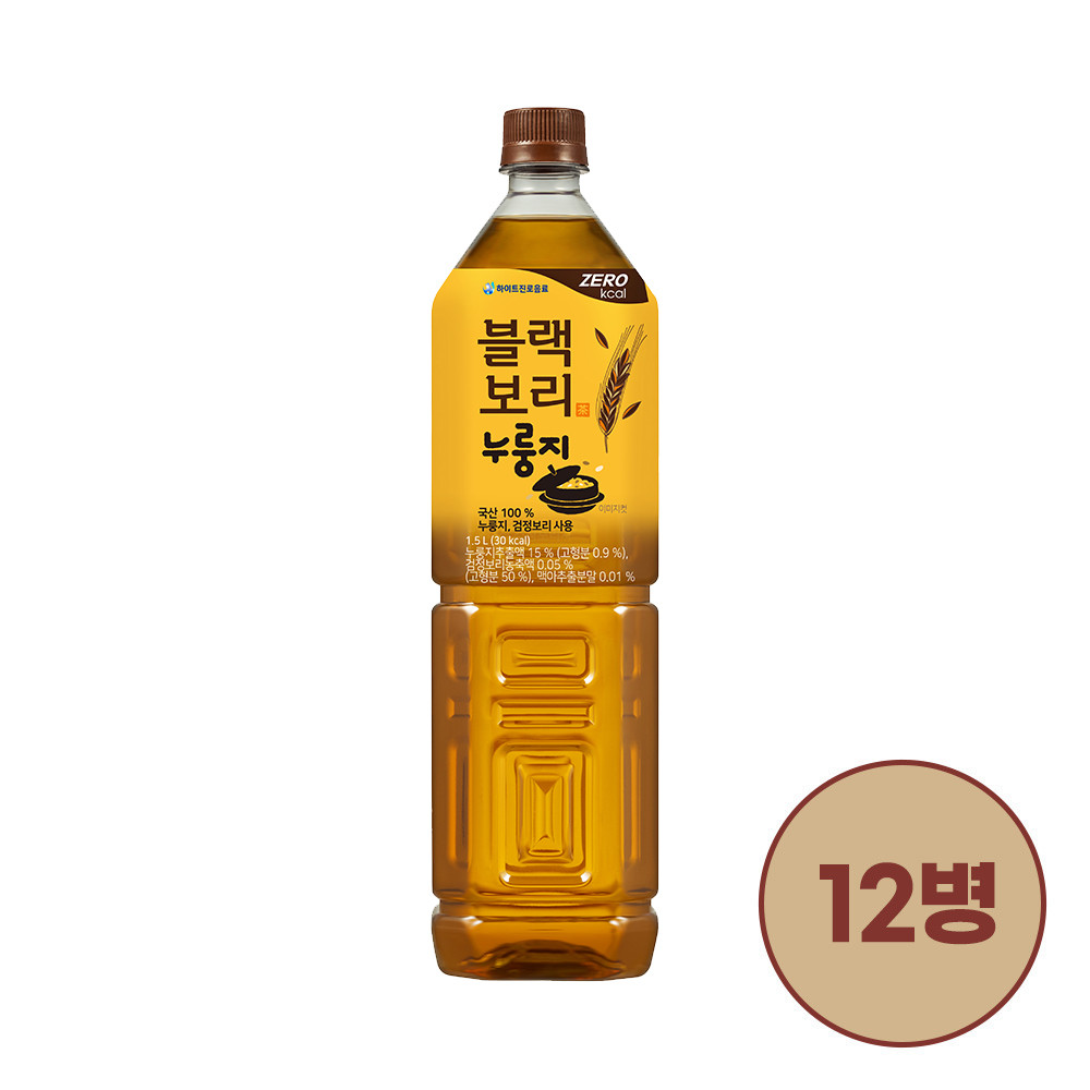 블랙보리 누룽지 1.5L 12병