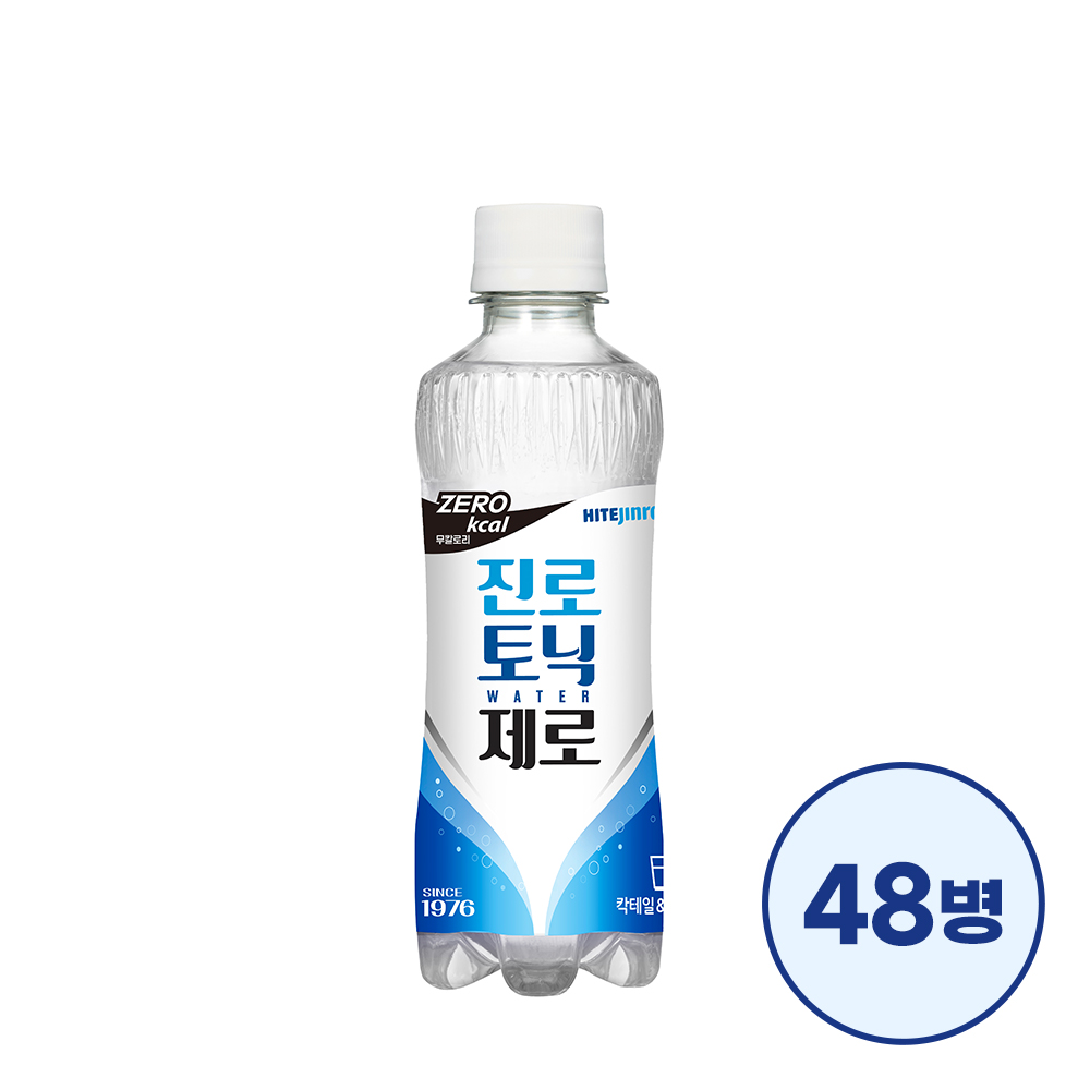 [대용량]진로토닉워터 제로 300ml 48병