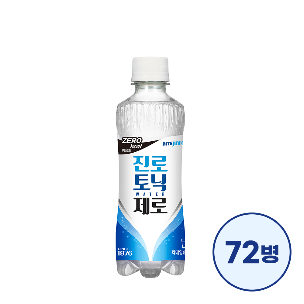 [대용량]진로토닉워터 제로 300ml 72병