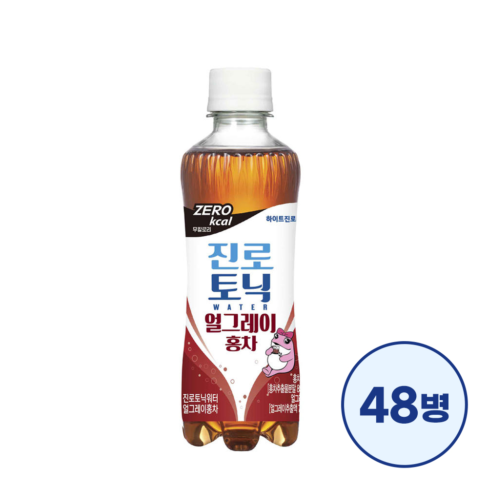 [대용량]진로토닉워터 얼그레이 홍차 300ml 48병