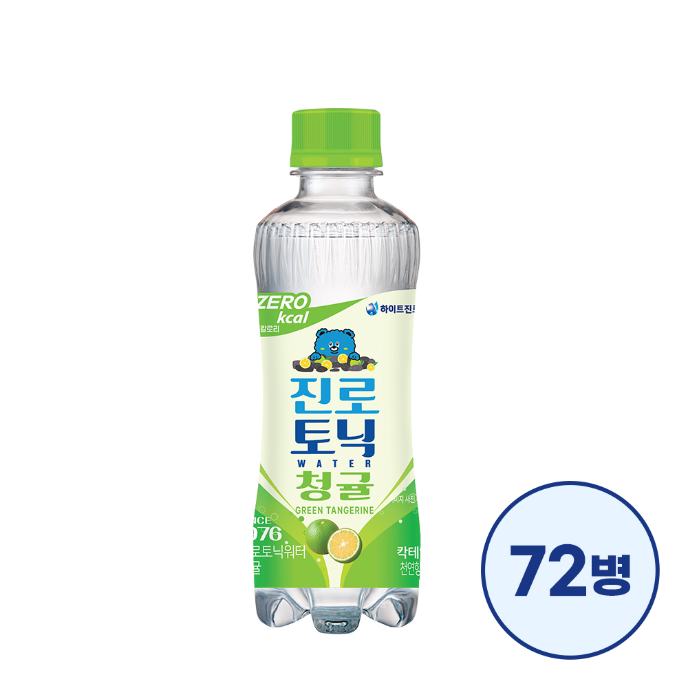 [대용량]진로토닉워터 청귤 제로 300ml 72병
