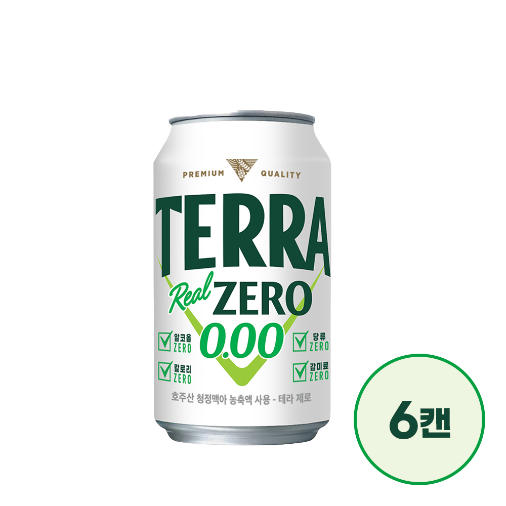 테라 제로 350ml 6캔