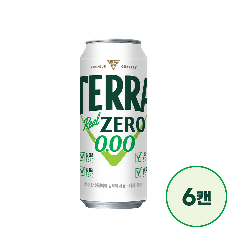 테라 제로 500ml 6캔
