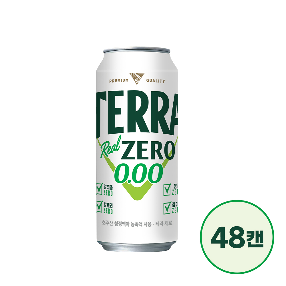 [대용량]테라 제로 500ml 48캔