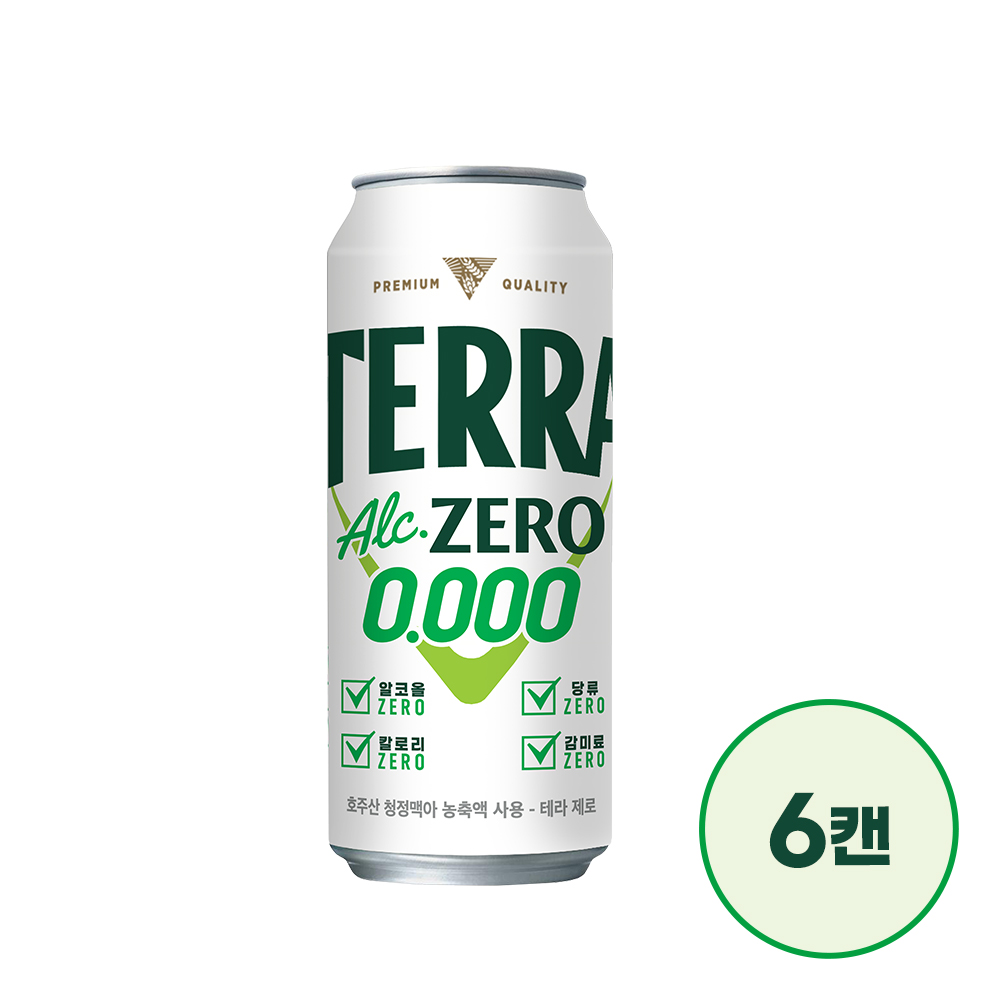 테라 제로 500ml 6캔