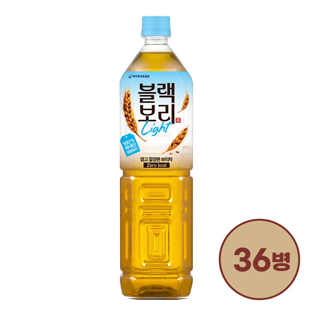 [대용량]블랙보리 라이트 1.5L 36병