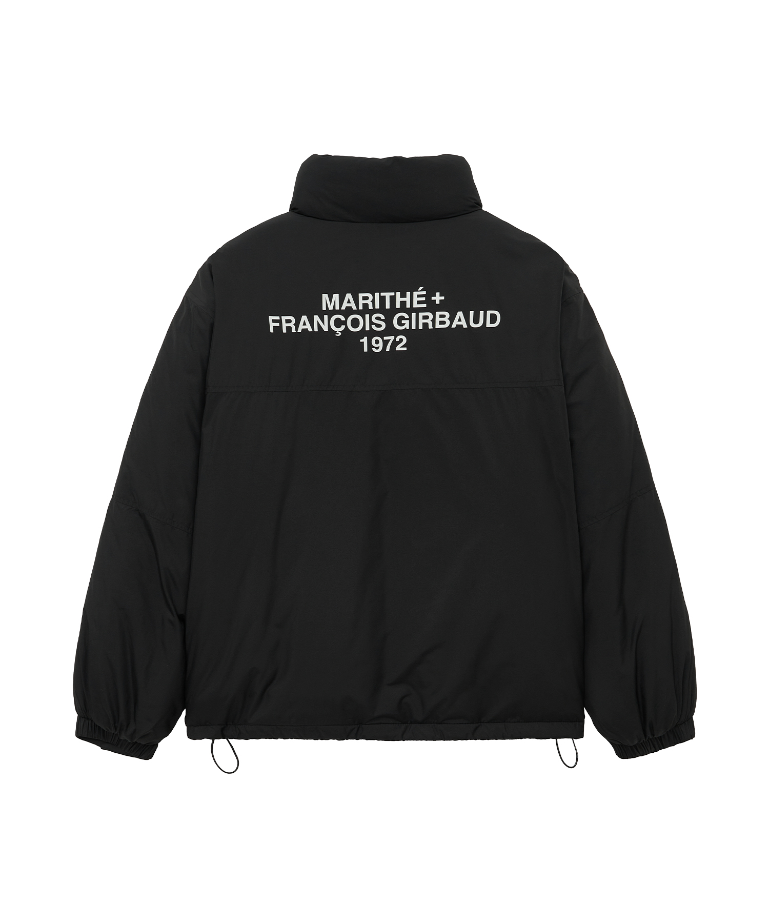 BACK LOGO PADDED JUMPER black