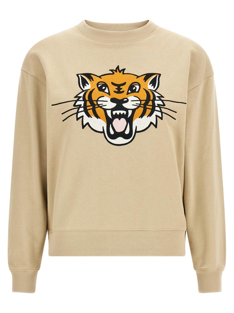 その他 KENZO SS25 'Kenzo Happy Tiger' sweatshirt (FF52SW1914MF 11) 겐조 SS25 Kenzo Happy Tiger sweatshirt FF52SW1914MF11 Beige