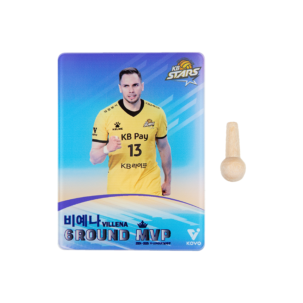 (★주문제작)[KOVO] 2024-25 비예나 6R MVP 마그넷스탠드