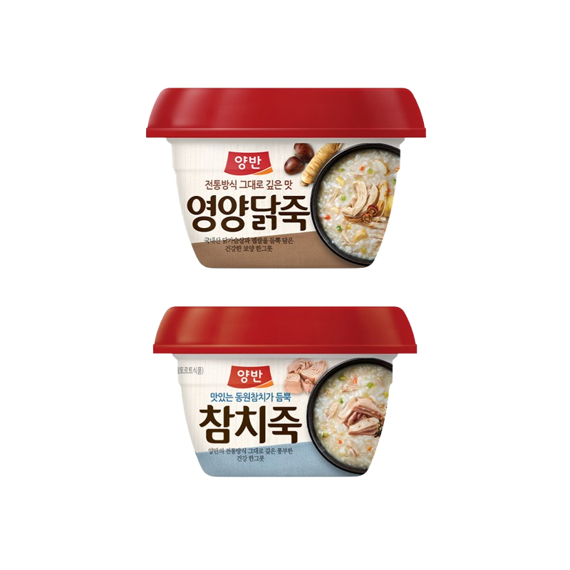 [동원] 양반 용기 영양닭죽 6개 + 참치죽 6개