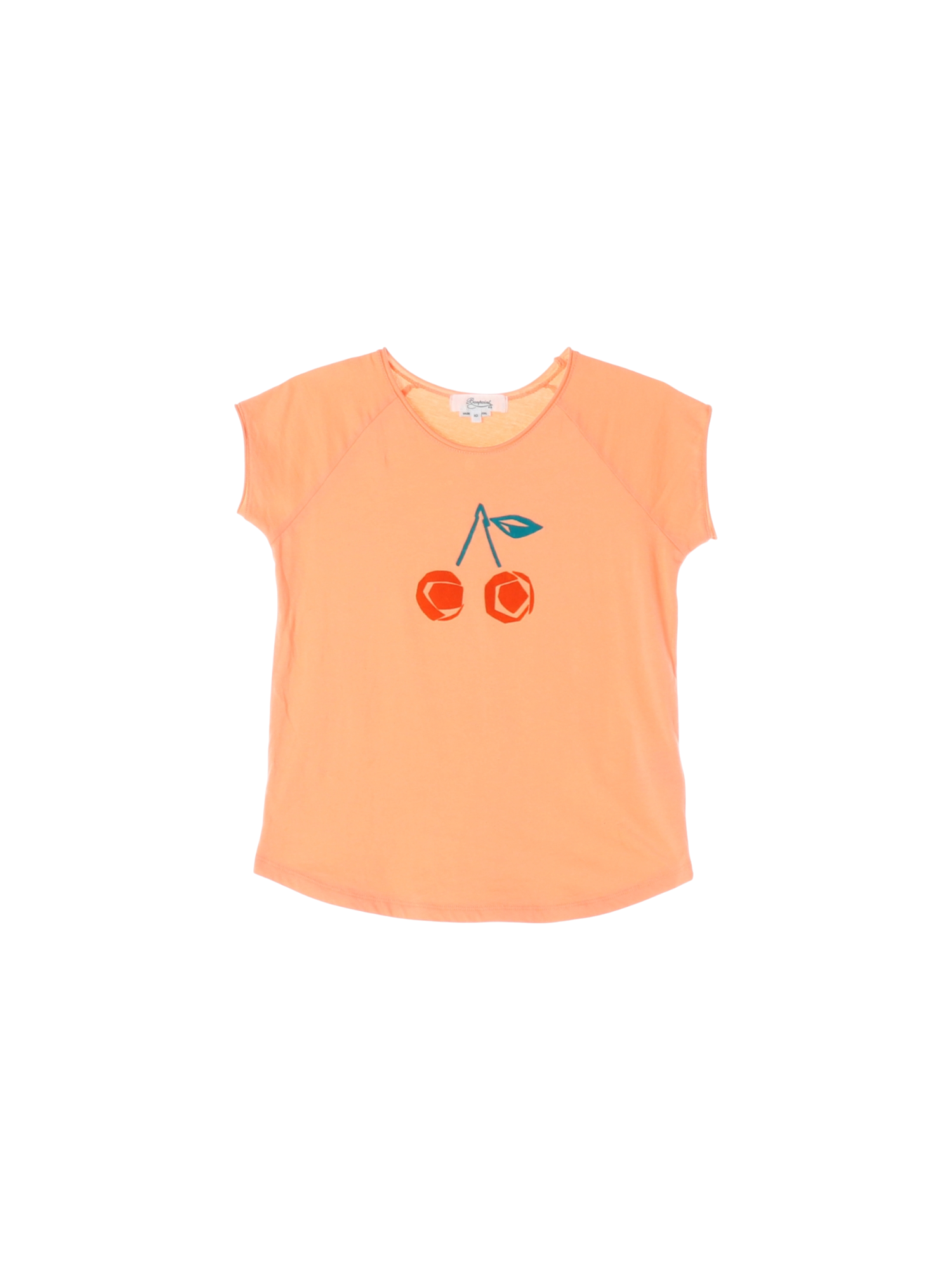 봉쁘앙 오렌지 티셔츠 10y 0