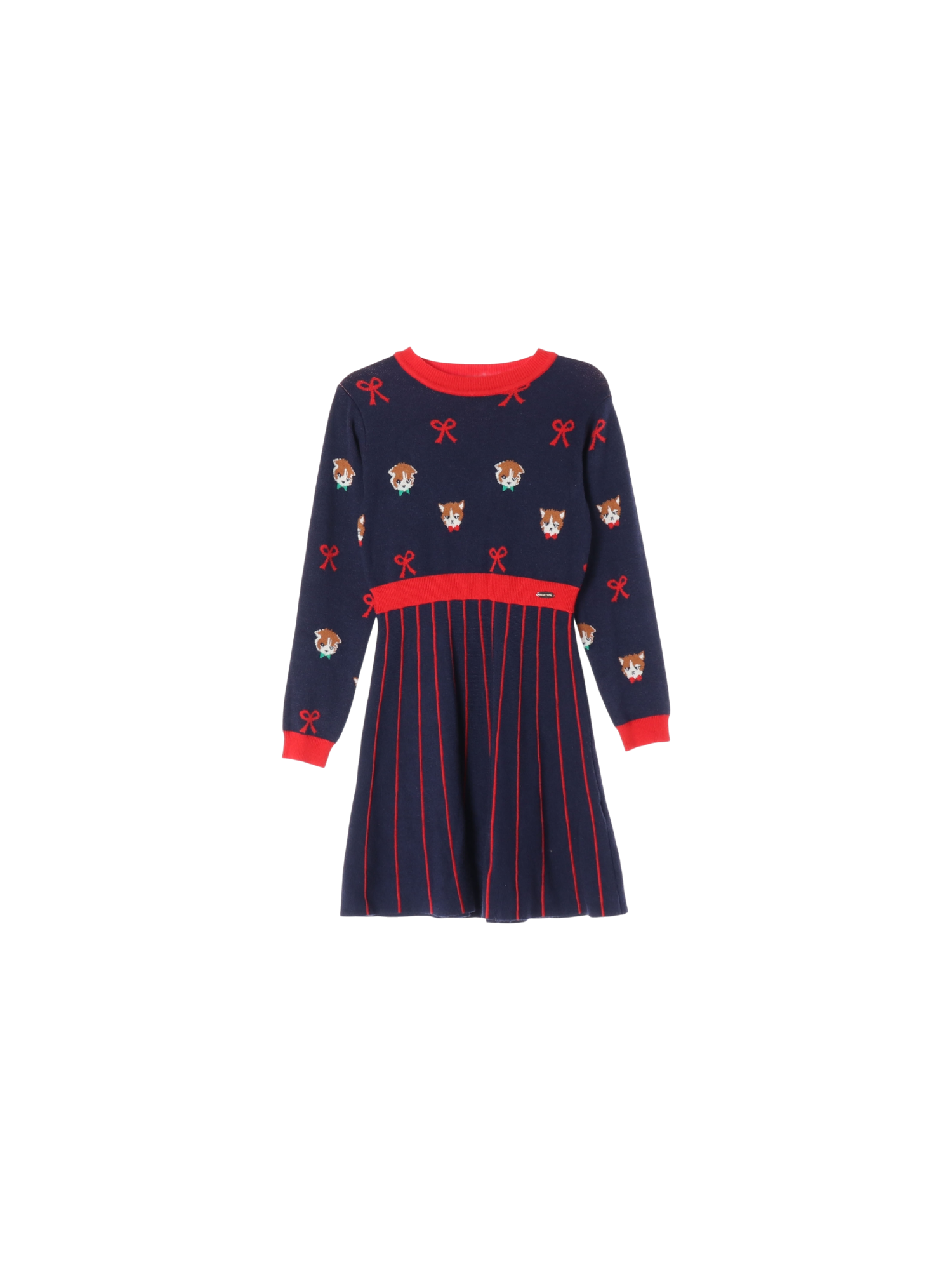 베네통 네이비 니트원피스 140cm 0