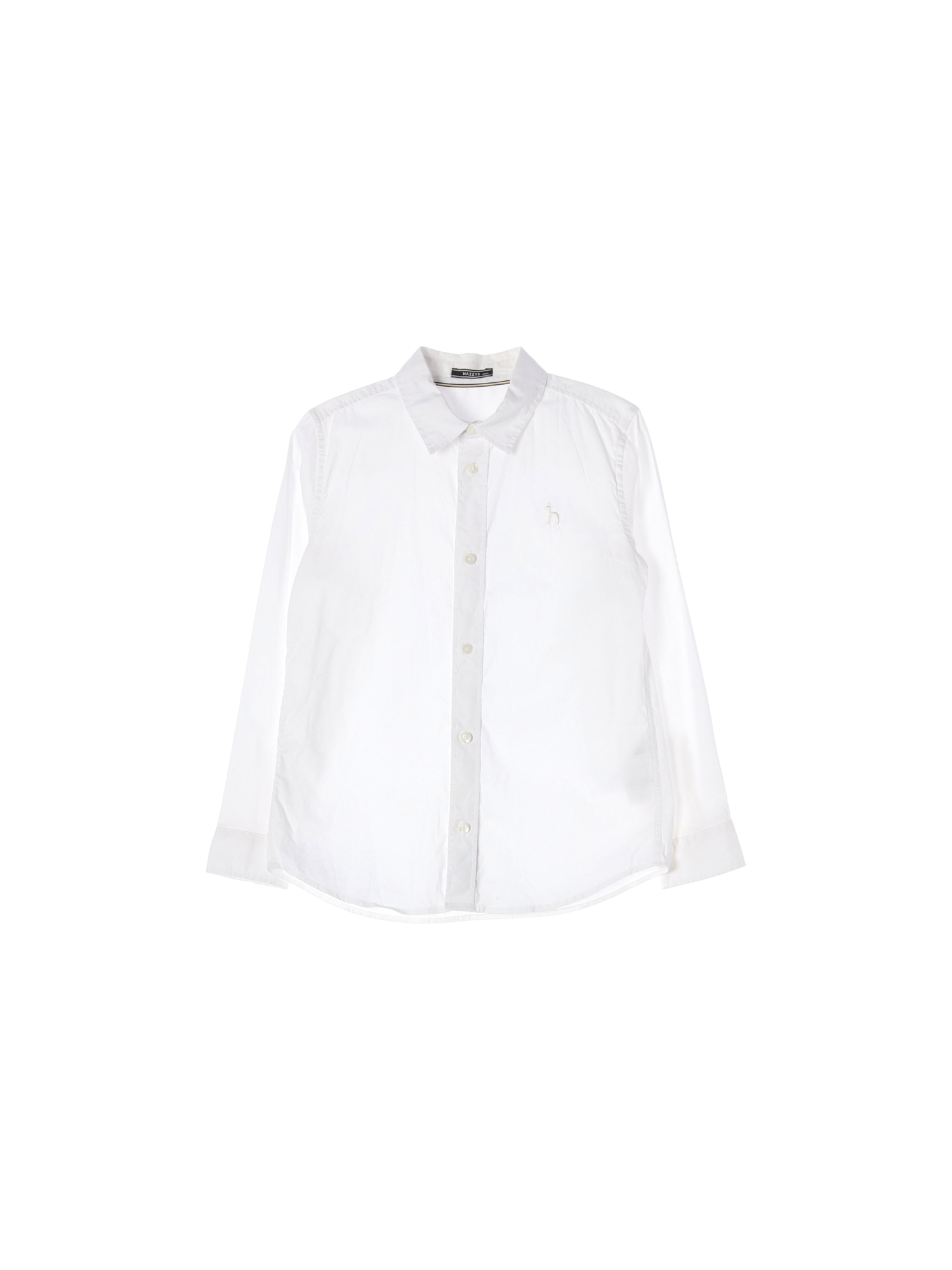 헤지스 단추 화이트 셔츠 145cm 0