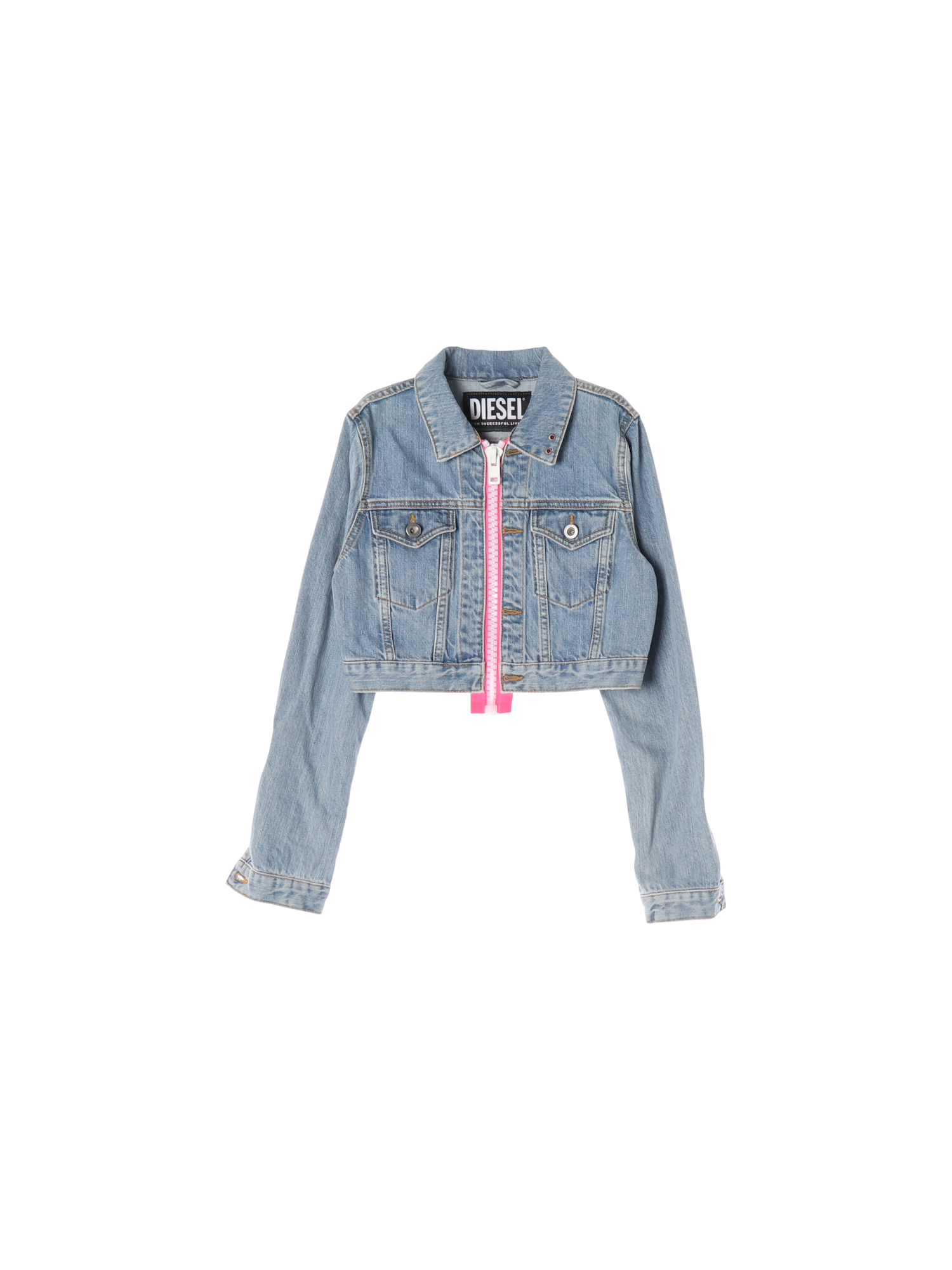 디젤 포켓 스카이블루 데님재킷 12y 0