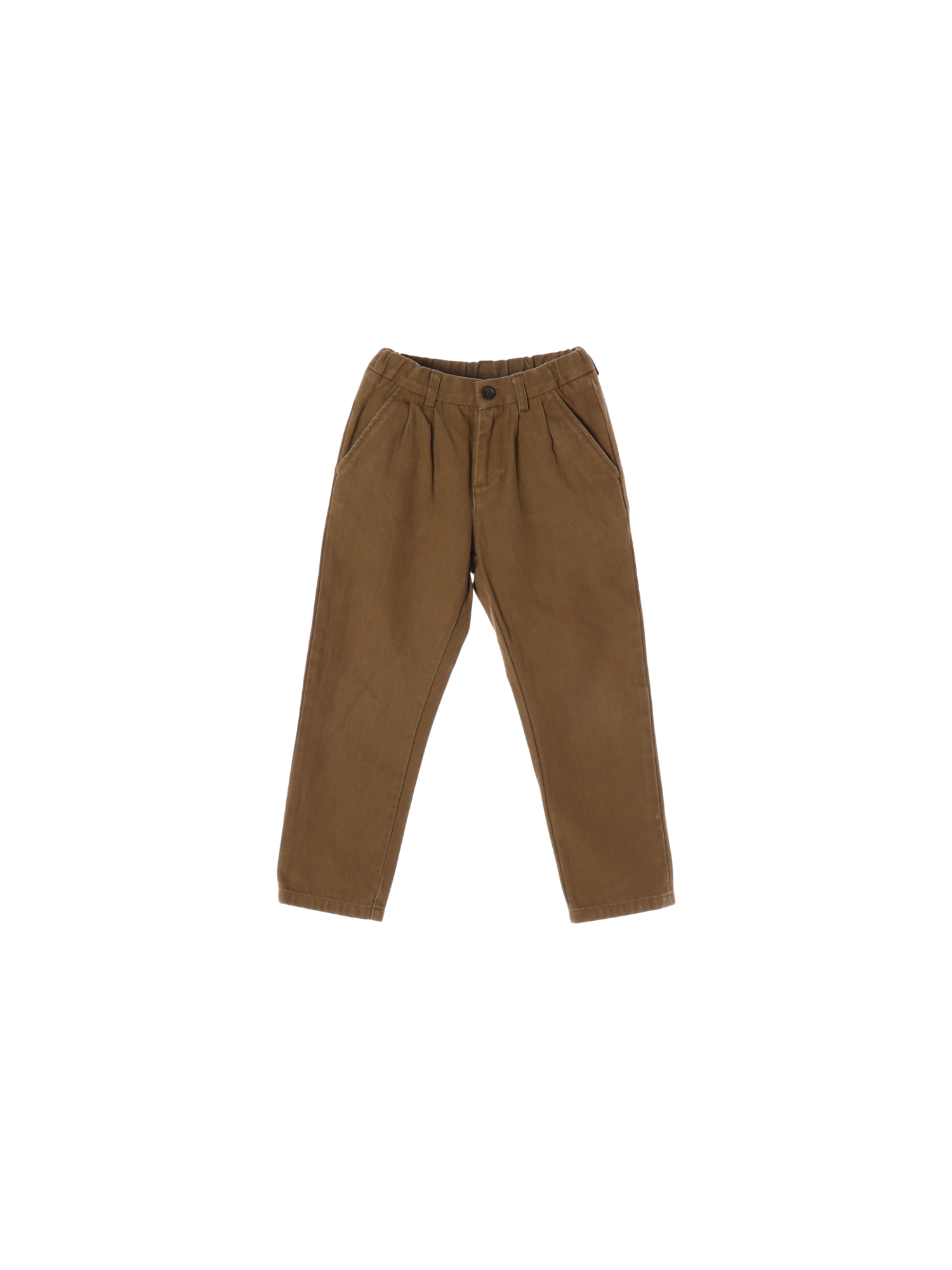 봉쁘앙 포켓 브라운 치노팬츠 6y 0