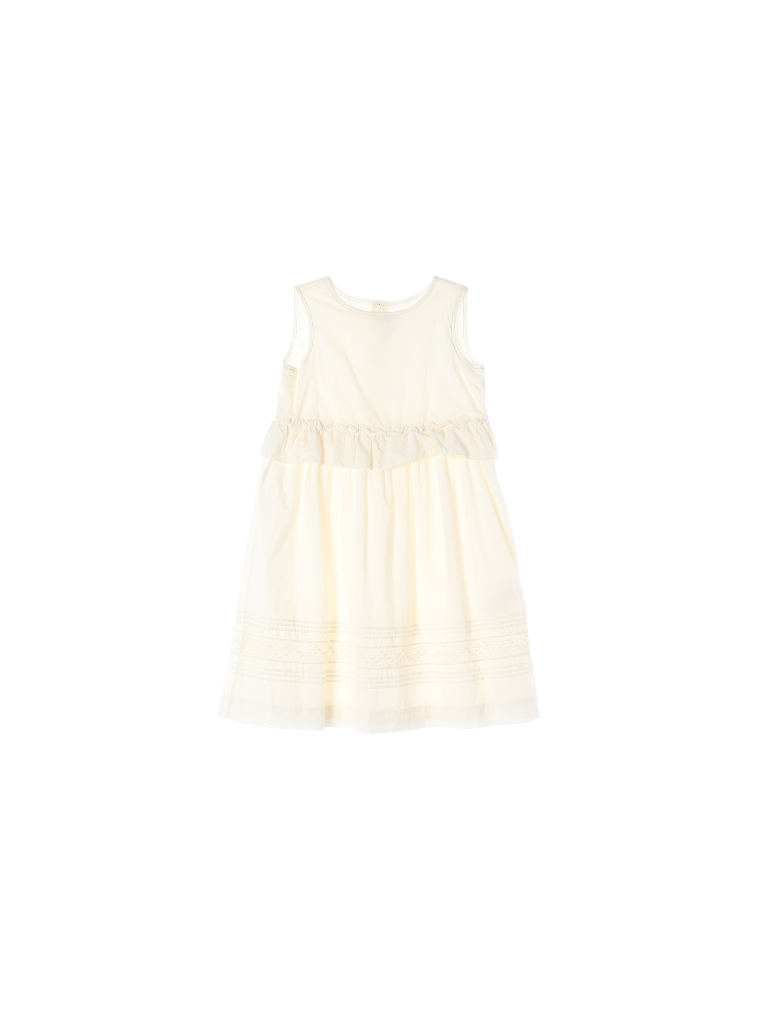 봉쁘앙 프릴 화이트 드레스 8y 0