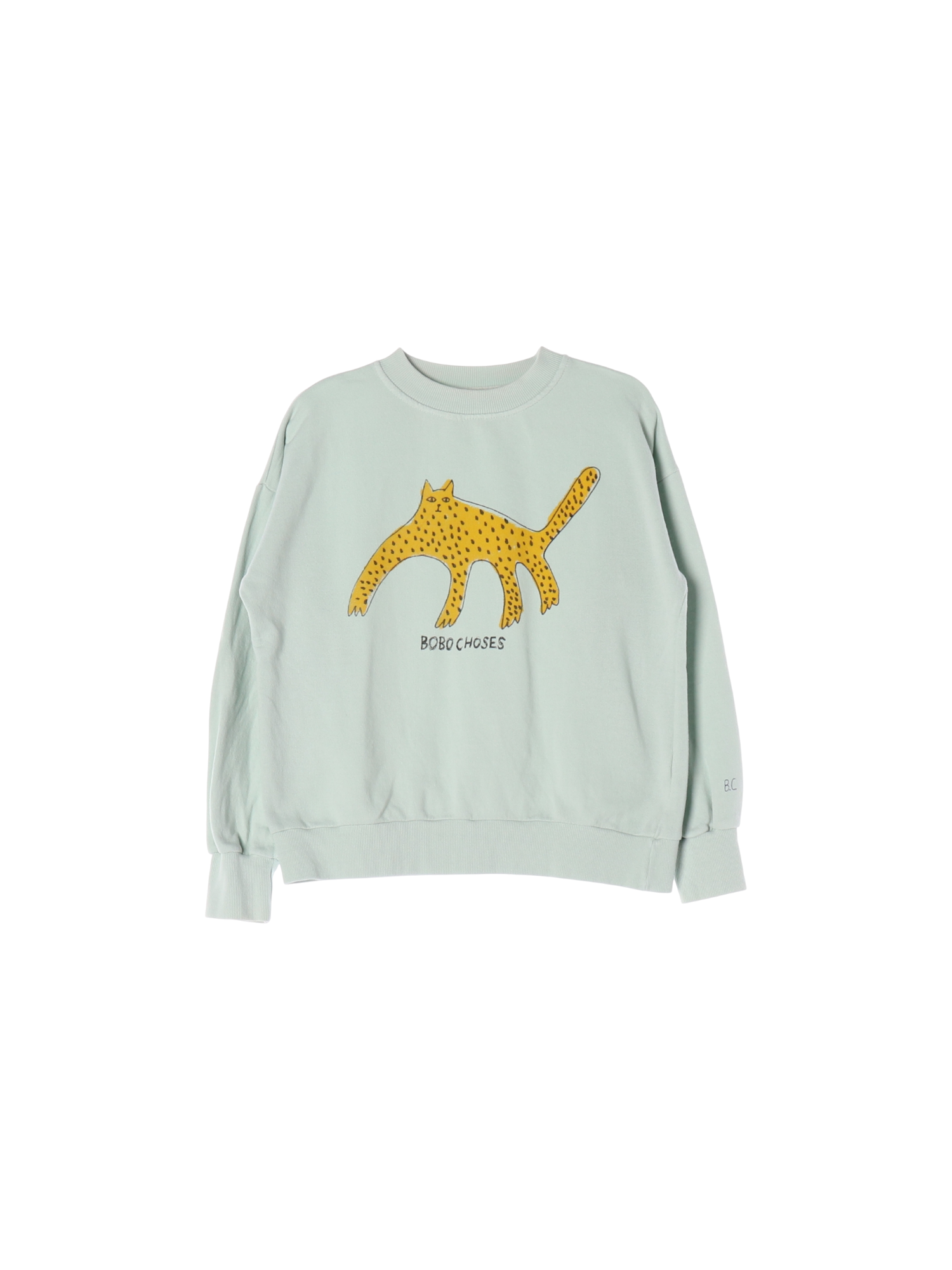 보보쇼즈 드롭숄더 민트 스웨트셔츠 8-9y 0