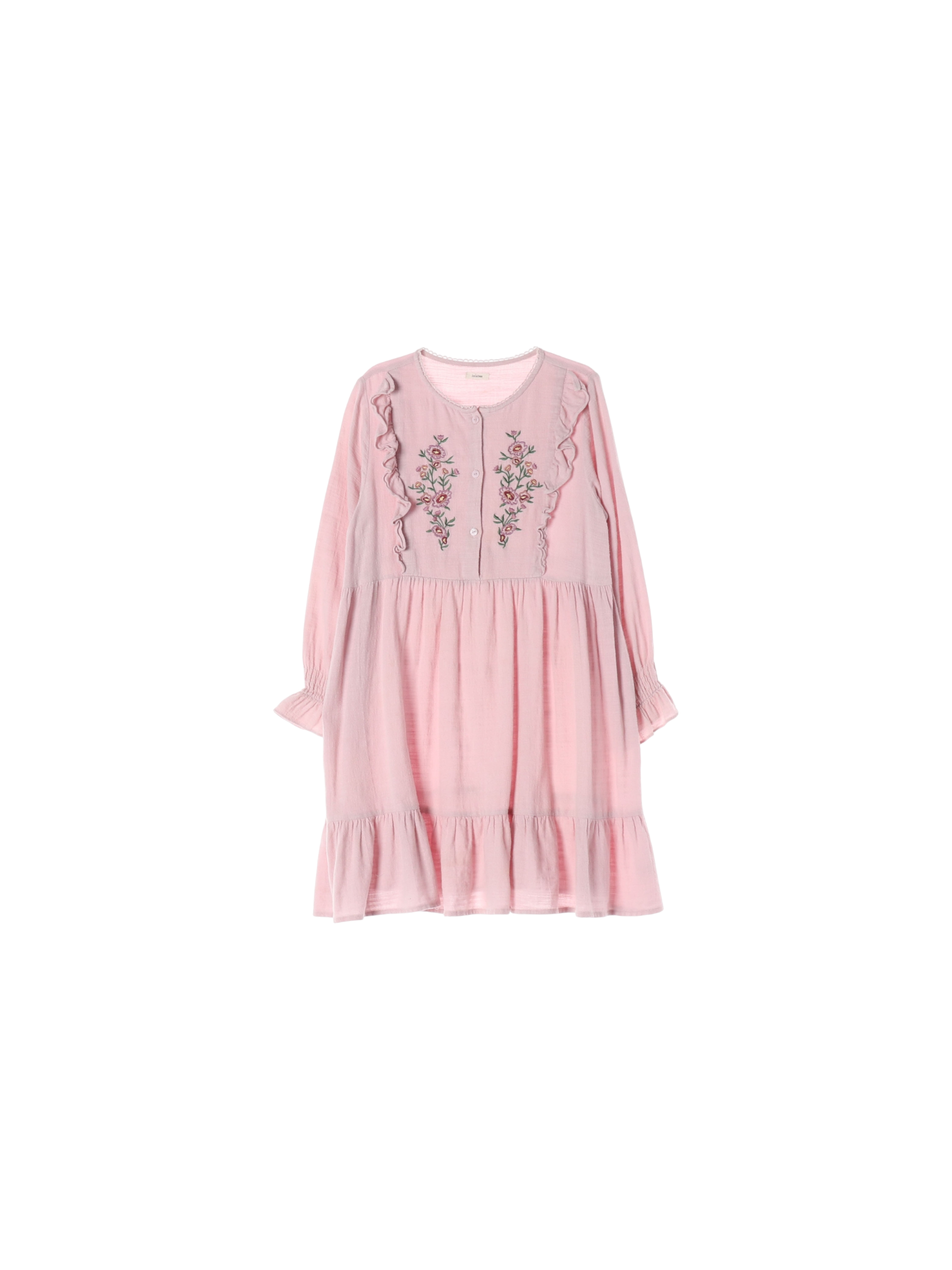 룰라비 단추 핑크 튜닉원피스 130cm 0