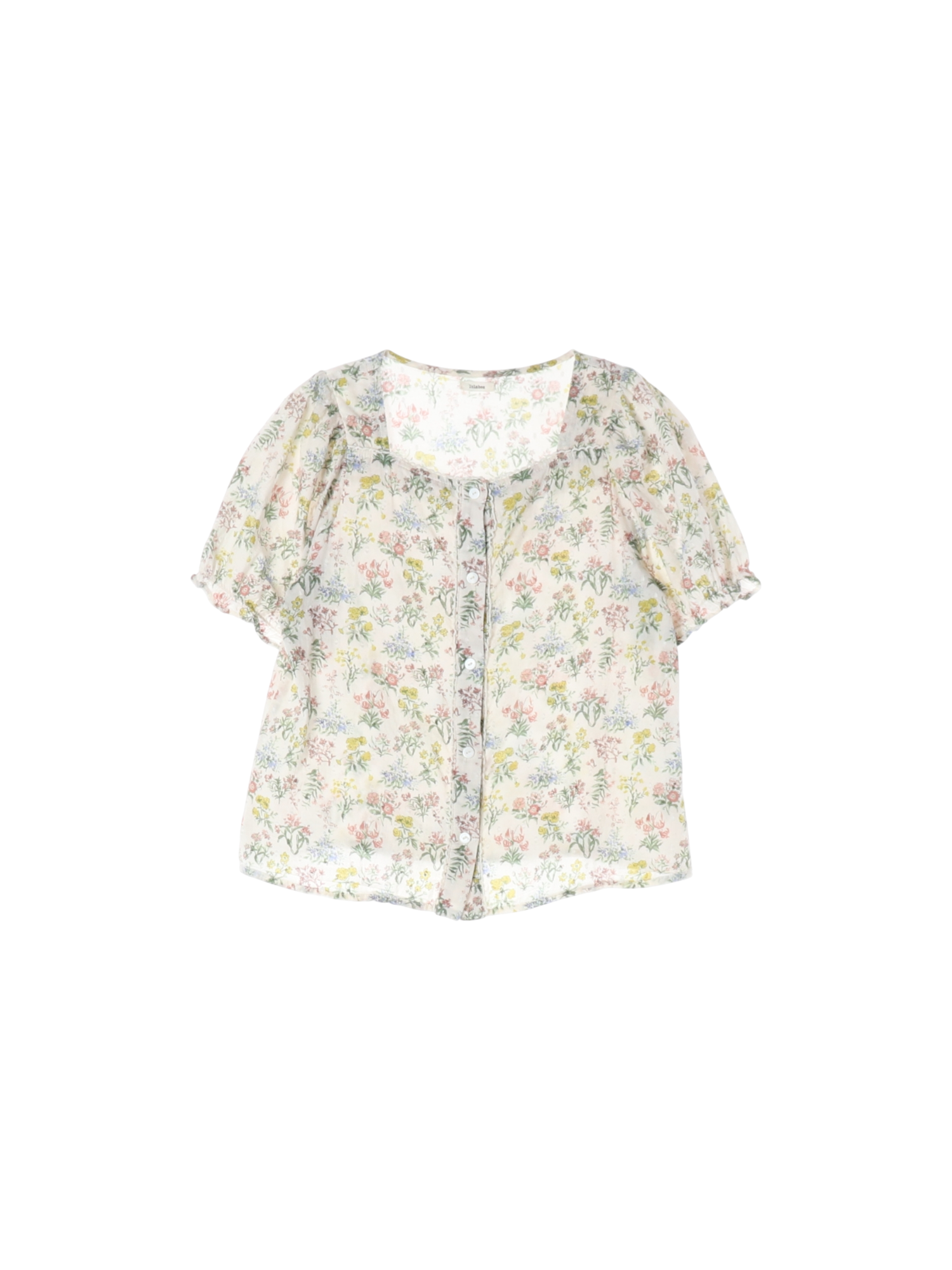 룰라비 단추 화이트 블라우스 145cm 0