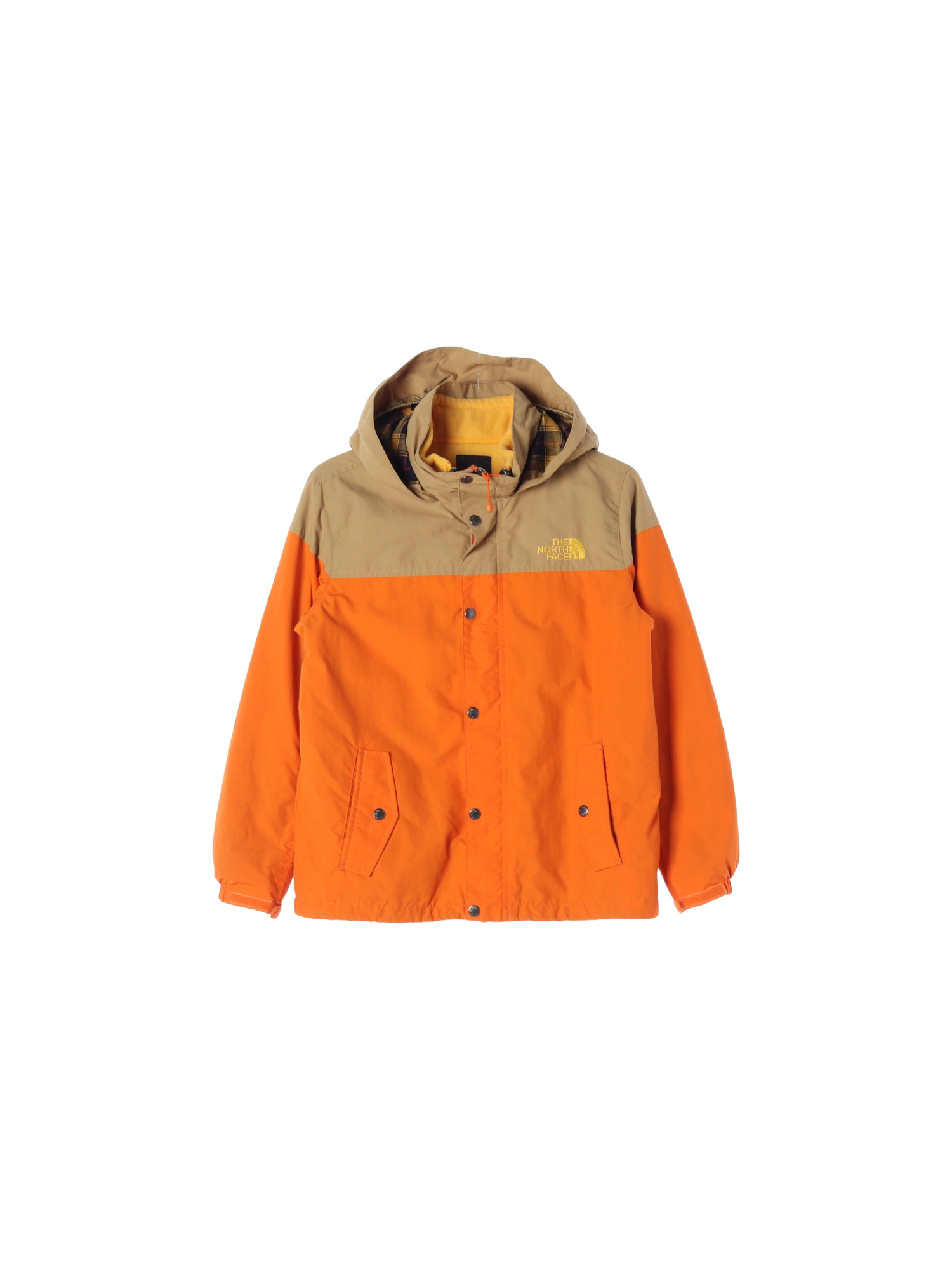 노스페이스 포켓 오렌지 바람막이 140cm 0