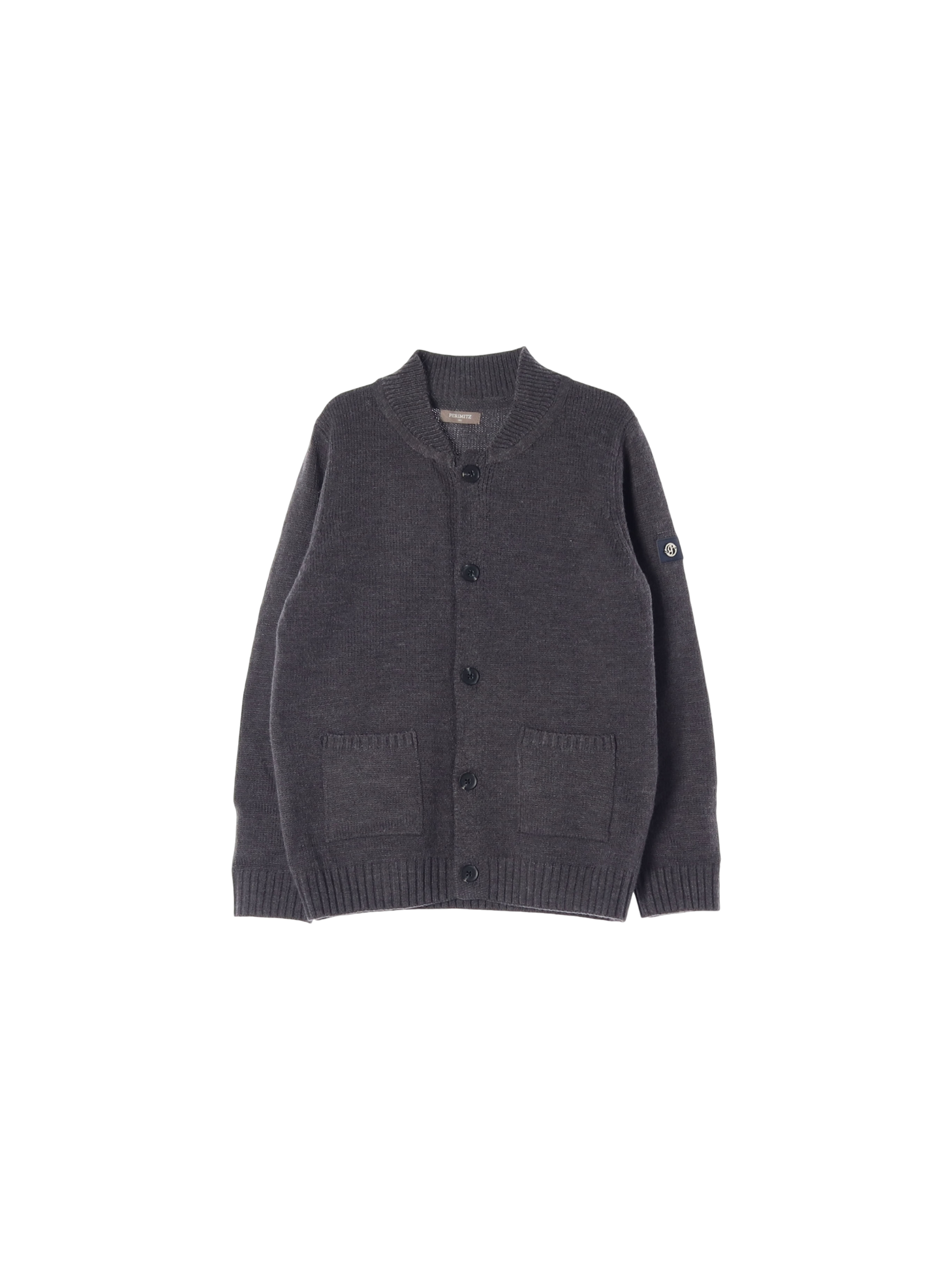 페리미츠 포켓 그레이 가디건 140cm 0