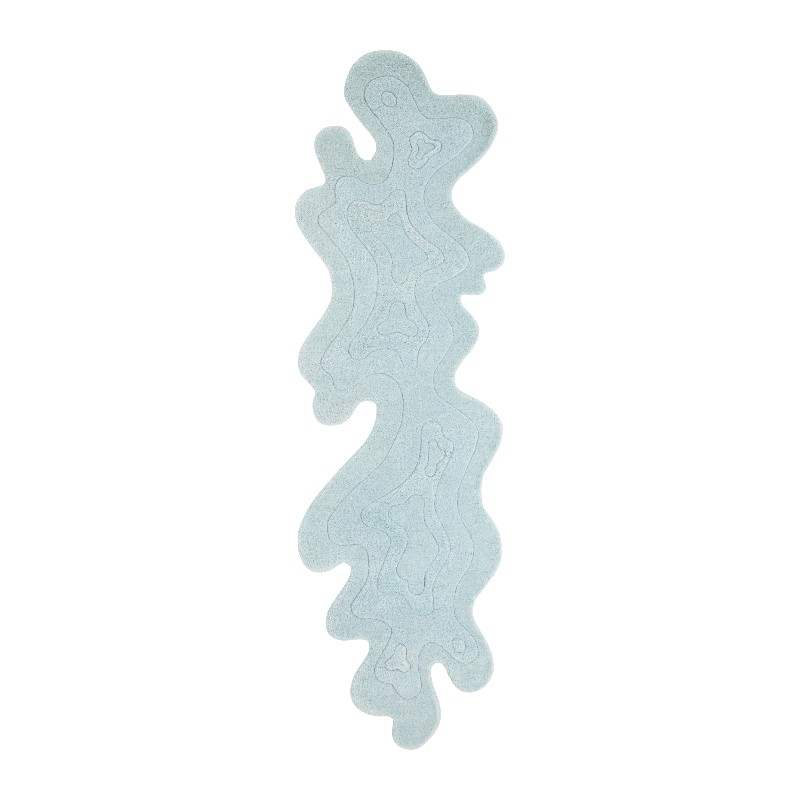 머쉬 스튜디오 블루 라지 셀키 러너 러그 MS-RU-S8 Soft Blue