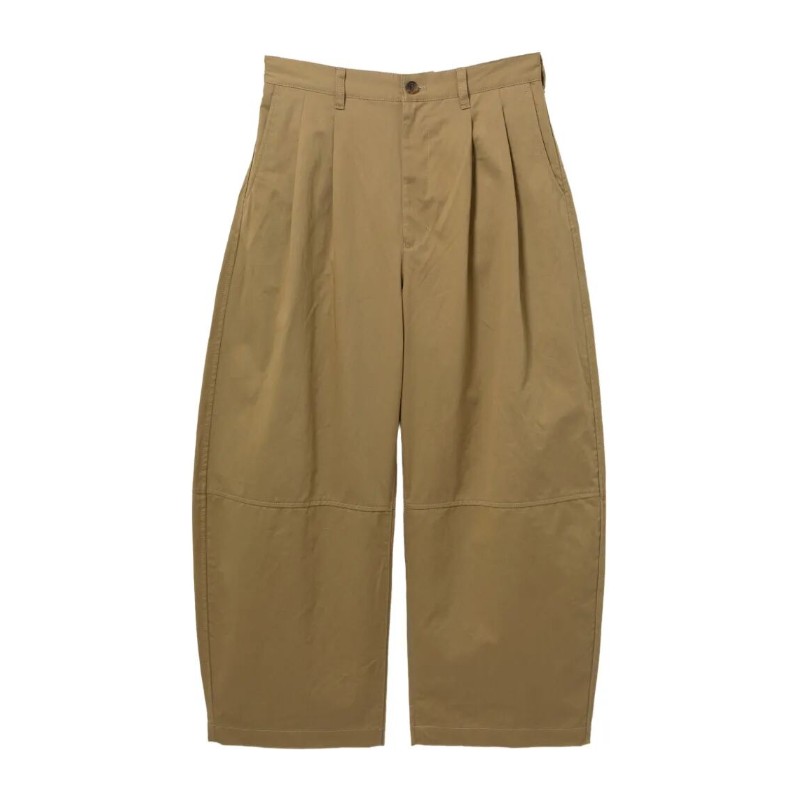 꼼데가르송 옴므 더블 핀스 와이드 팬츠 HQ P022 BEIGE