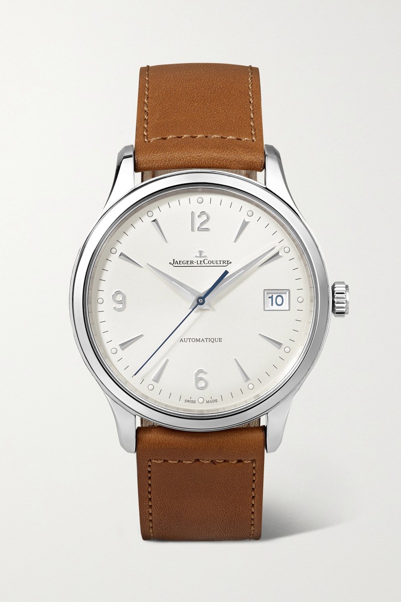 예거 르쿨트르 마스터 컨트롤 데이트 오토매틱 40mm 가죽 시계 19971654707507262