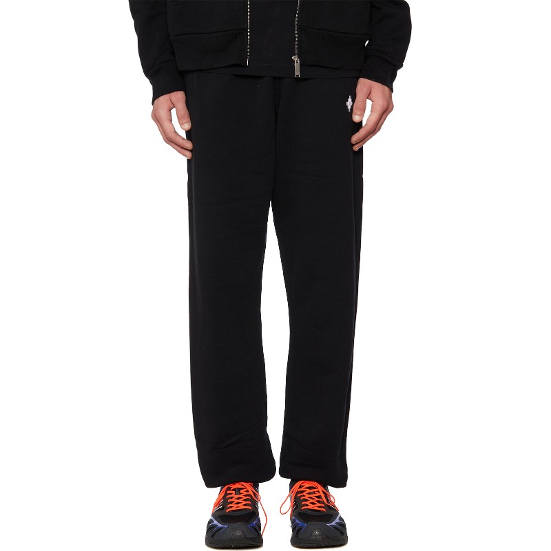 마르셀로불론 크로스 로고 드로스트링 조거 팬츠 CCMCH024F21FLE0011001 BLACK