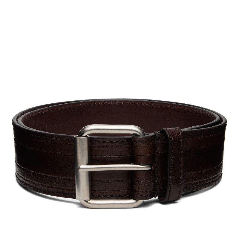 드리스반노튼 브라운 카프스킨 벨트 262-021405-0102 DARK BROWN 704