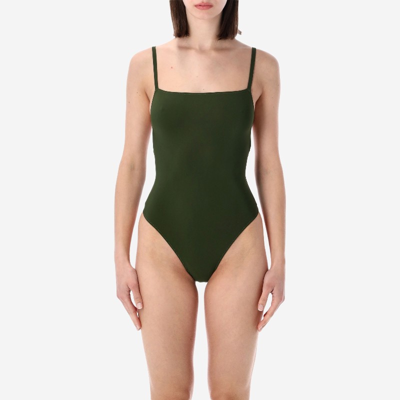 리도 스퀘어넥 하이컷 원피스 수영복 TRE OLIVE