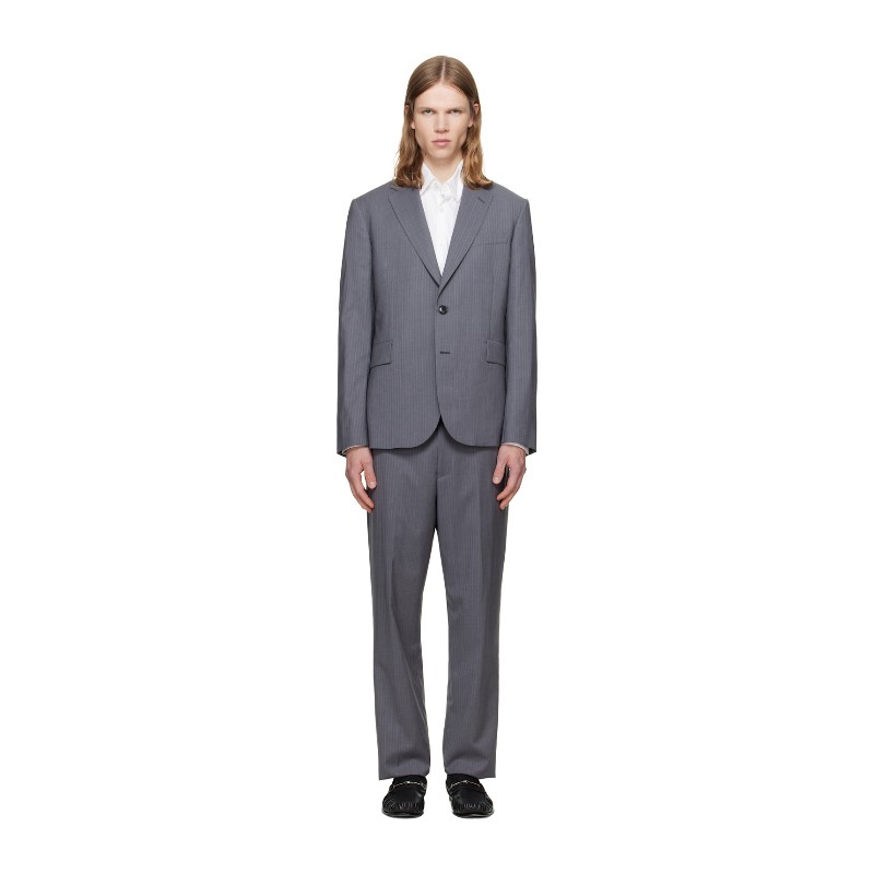 폴스미스 그레이 더 소호 테일러드 핏 핀스트라이프 울 수트 M1R-2259K-W03071-70 70 Grey