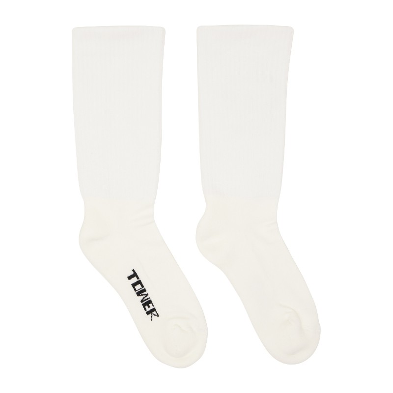 다크쉐도우바이릭오웬스 화이트 타워 양말 DA02F6470 SOCKC 119 MILK/BLACK
