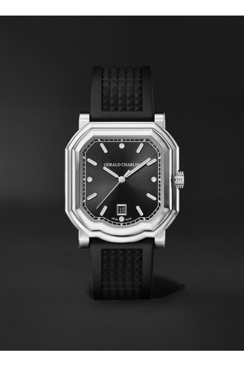 제랄드 찰스 마에스트로 2.0 울트라씬 오토매틱 39mm 스틸 러버 시계 1647597285763001