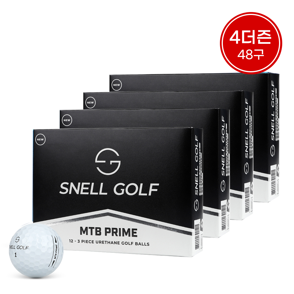 스넬골프 MTB PRIME 골프공/우레탄 3피스/ 4더즌 48구