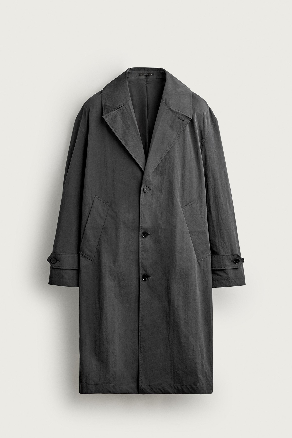 자라 테크니컬 릴렉스핏 트렌치코트 5854/759/802 GREY