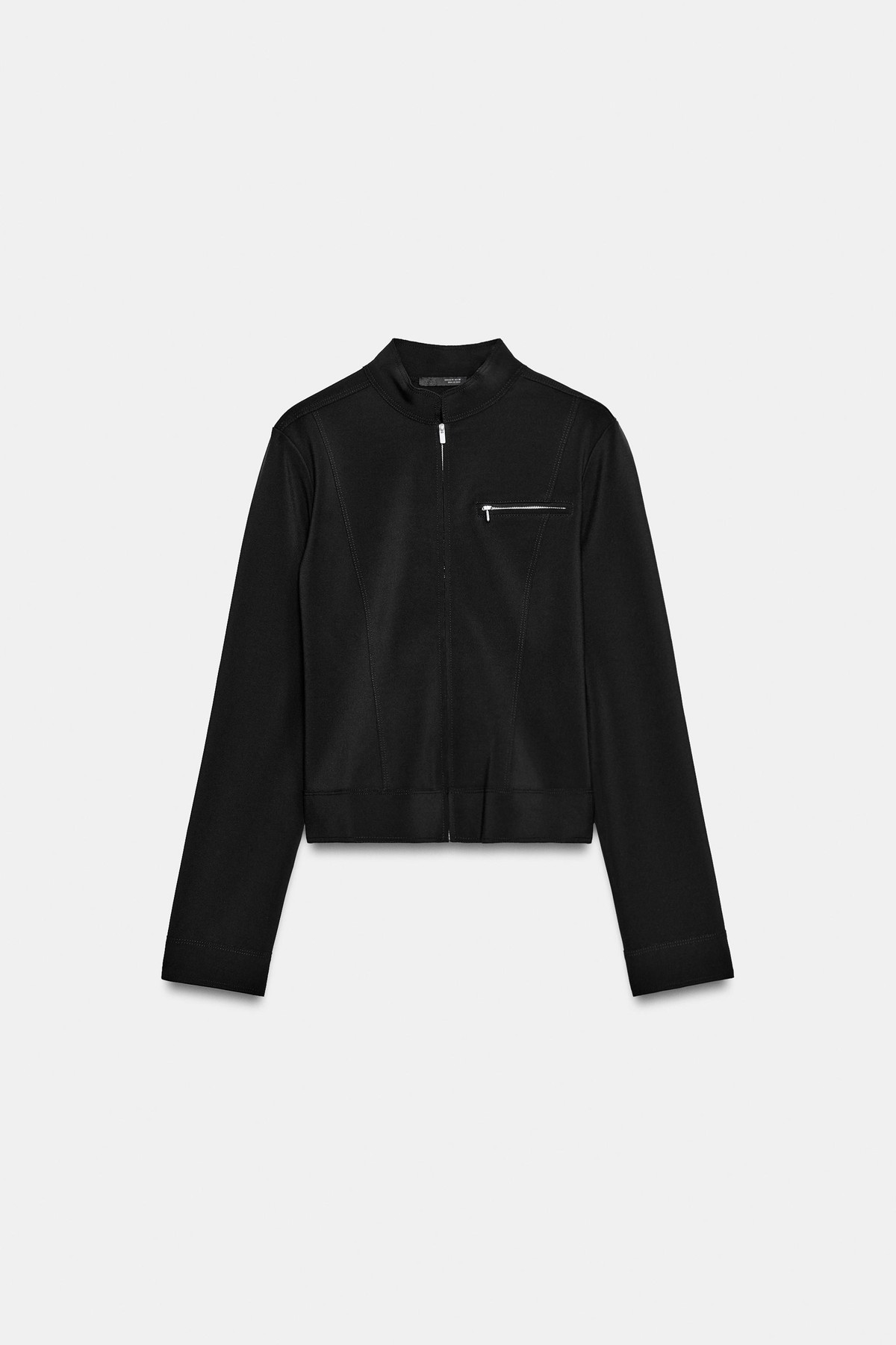 자라 테크니컬 하이넥 집업 자켓 5063/841/800 BLACK