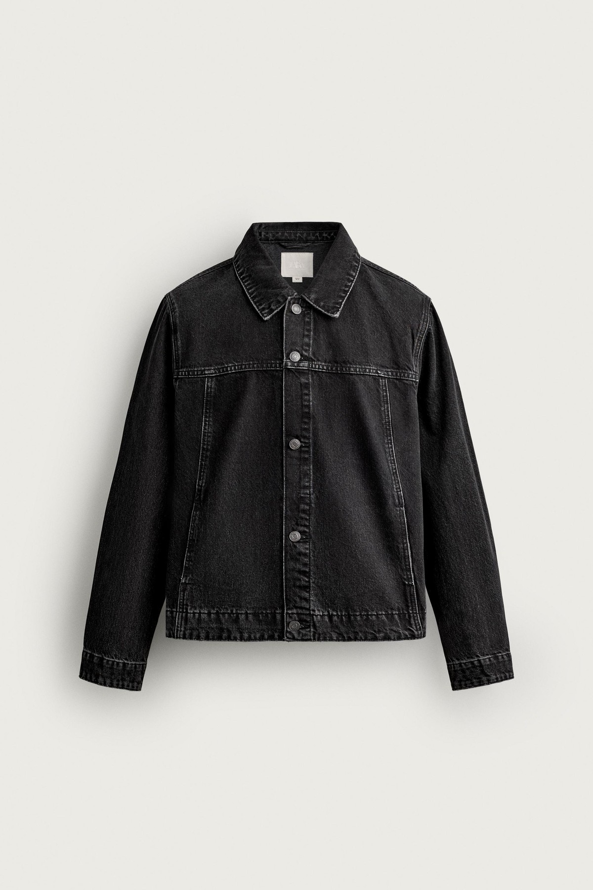 자라 레귤러핏 워싱 이펙트 데님 자켓 8062/560/800 BLACK