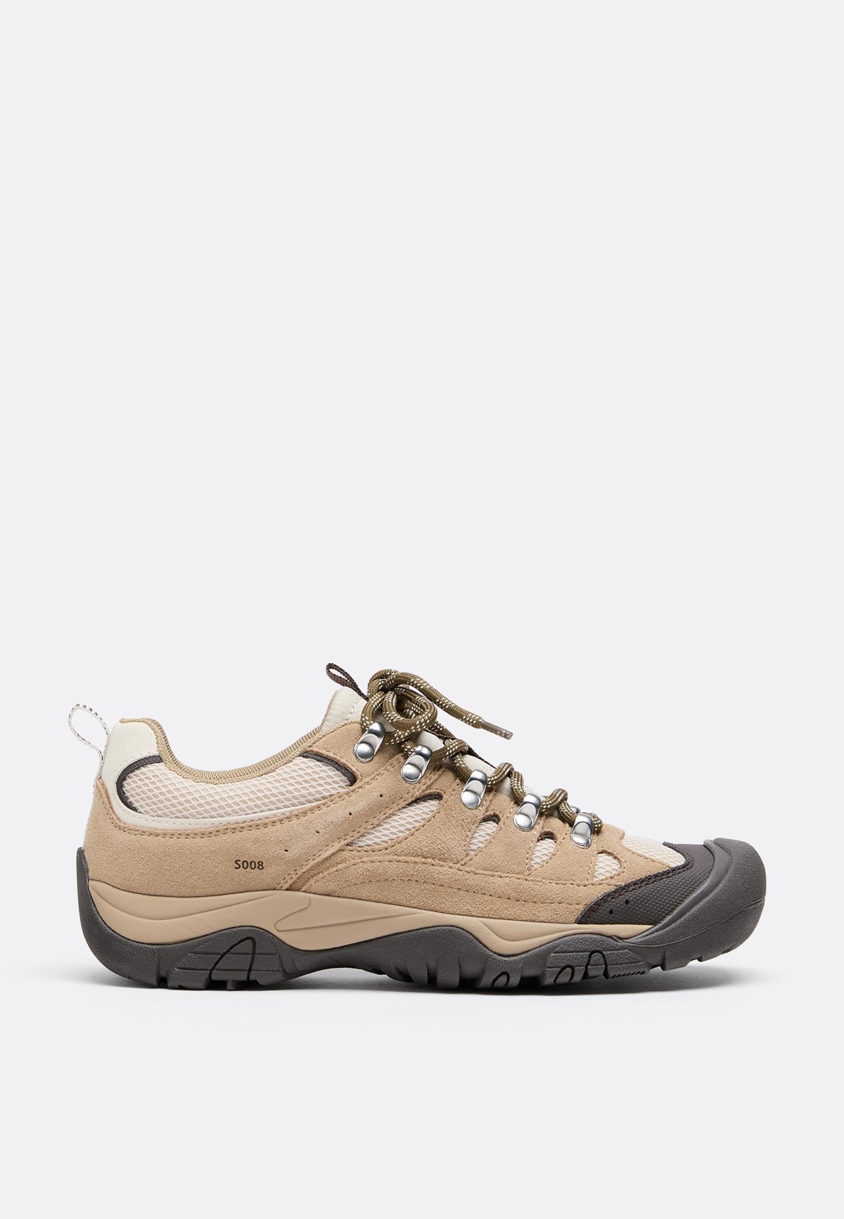 스트라디바리우스 청키레더 메시 트레이닝화 9596/878/102 BEIGE