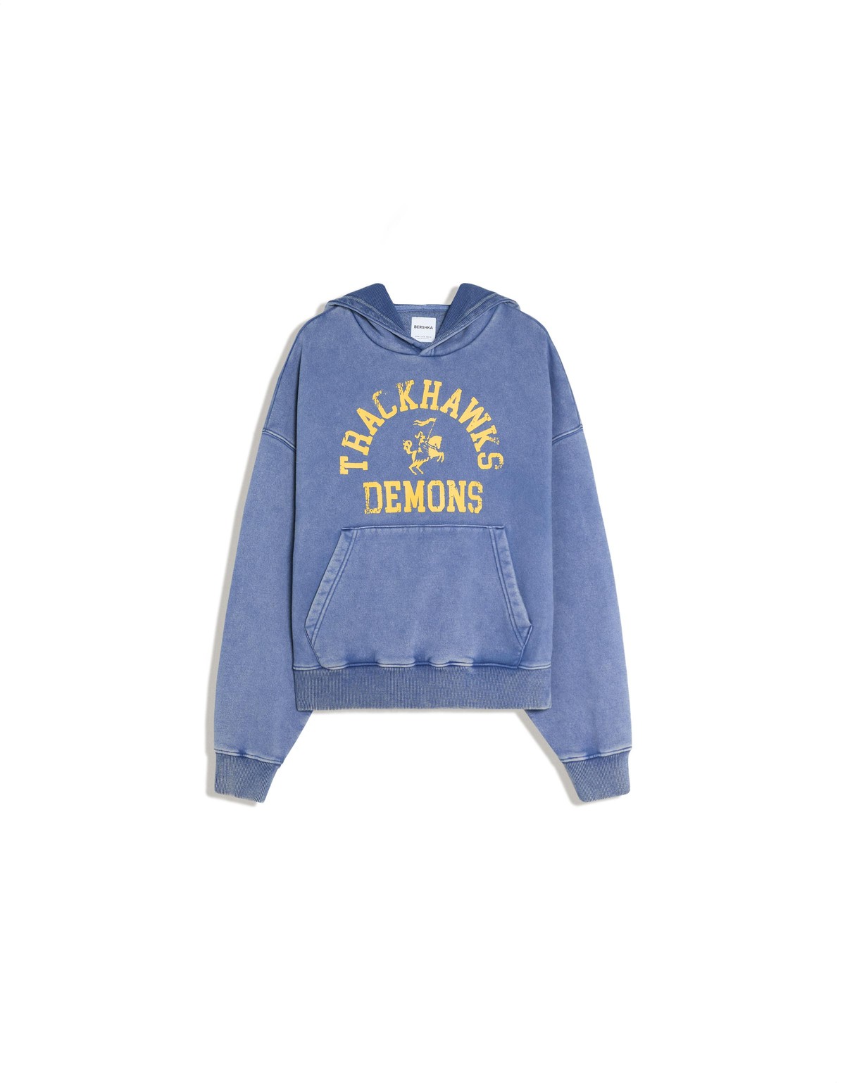 버쉬카 워시드 이펙트 프린트 후디 3553/732 NAVY