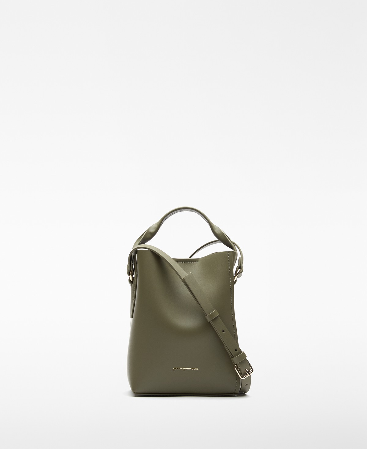 아돌포도밍게즈 레더 크로스 버킷백 266372243152 LIGHT GREEN