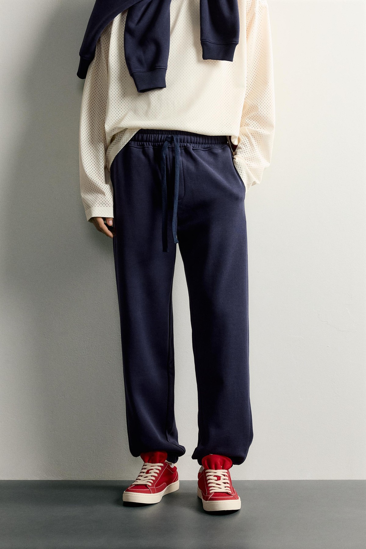 자라 플리스 안감 조거 팬츠 0761/352/401 NAVY BLUE